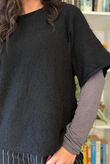 Clemmie Box Knit Black